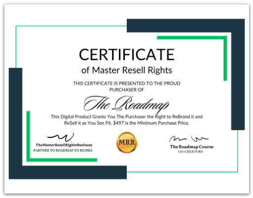 The Master Resell Rights Business Certification